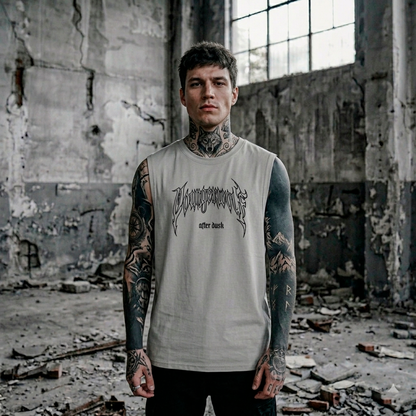 TANK TOP SILVER GRAY | AFTER DUSK