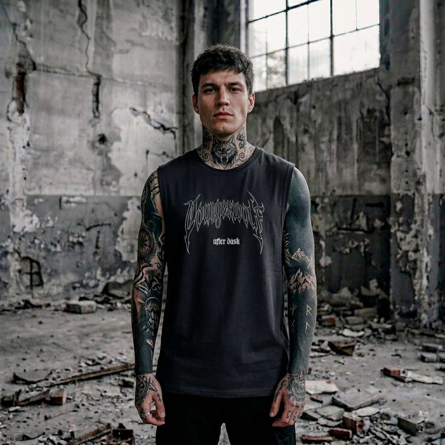 TANK TOP DARK GRAY | AFTER DUSK
